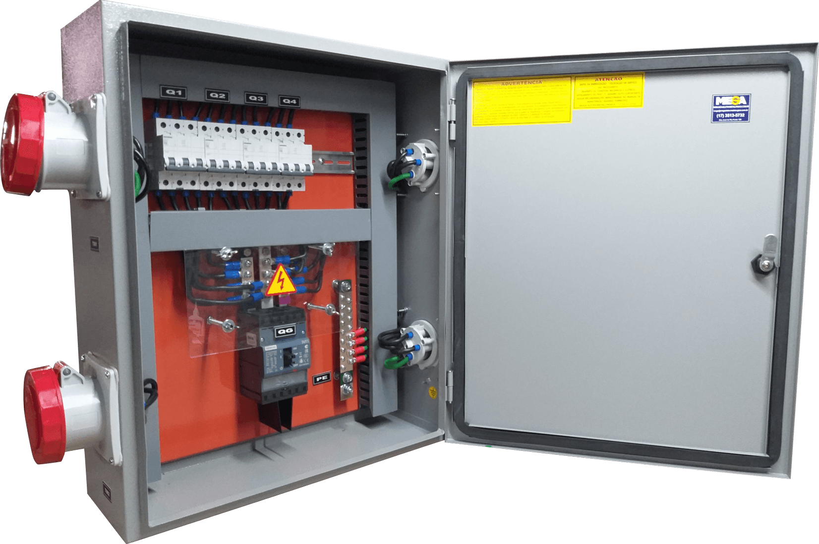 QUADROS DE DISTRIBUIÇÃO TOM LUZ Mega Eletrometalurgica